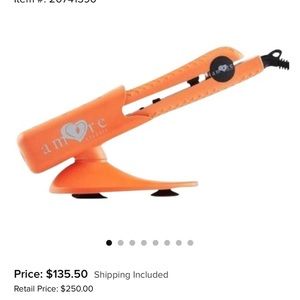 Pink amore classic ceramic flat iron